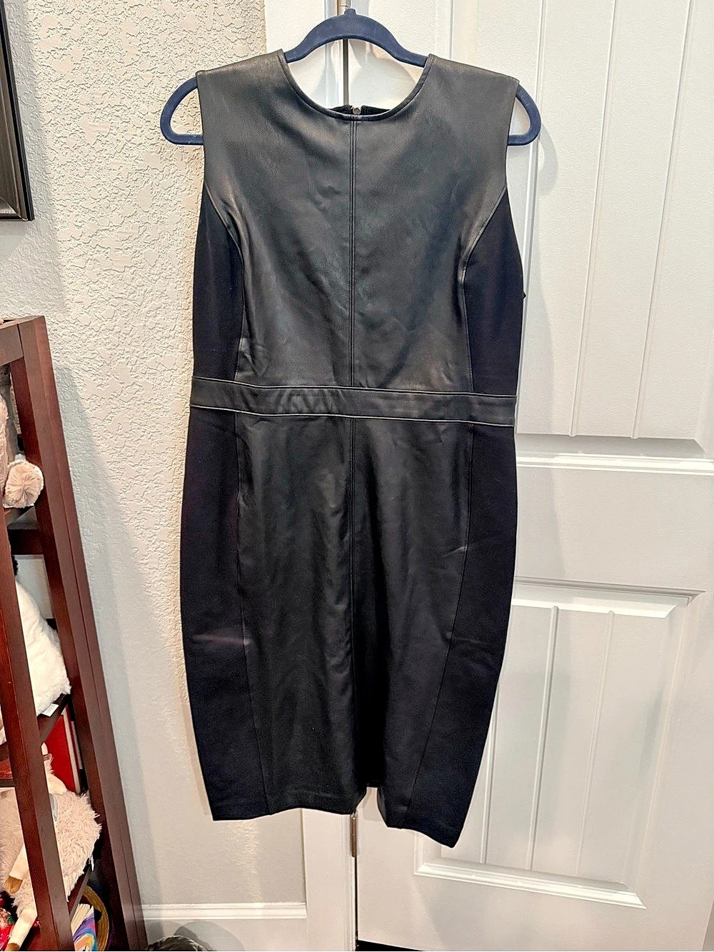 Spanx Black Sleeveless Midi Dress Like New